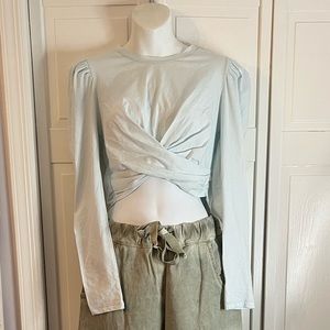 ALC | Wrap tie back | puff shoulder